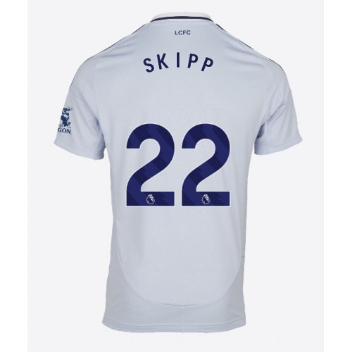 Dres Leicester City Oliver Skipp #22 Rezervni 2024-25 Kratak Rukav